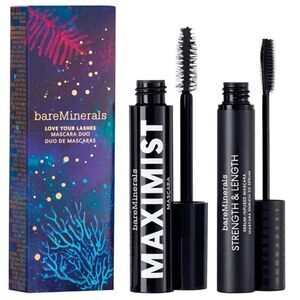 BareMinerals Love Your Lashes Mascara Duo New FullSz Maximist/Strength & Lenght